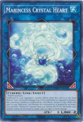 Marincess Crystal Heart - LED9-EN042 - Common 1st Edition Legendary Duelists: Duels from the Deep 1st Edition Singles