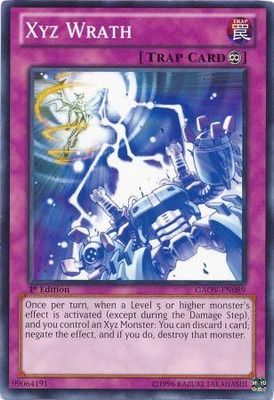 Xyz Wrath - GAOV-EN089 - Common 1st Edition Galactic Overlord 1st Edition Singles