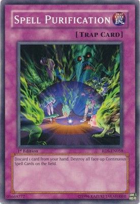 Spell Purification - RDS-EN058 - Common 1st Edition Rise of Destiny [RDS] 1st Edition Singles