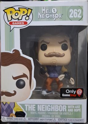 SH3 The Neighbor with Ace and Rope Figura Funko Pop Hello Neighbor Gamestop