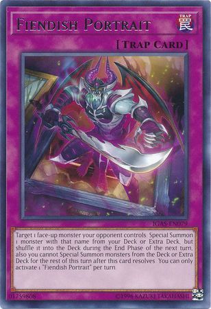 Fiendish Portrait - IGAS-EN079 - Rare Unlimited Ignition Assault Unlimited Singles