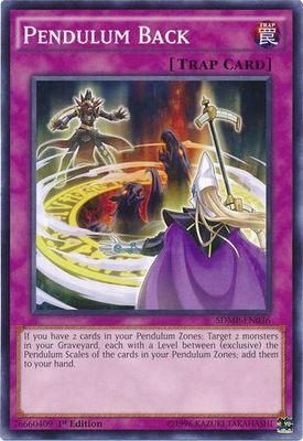 Pendulum Back - SDMP-EN036 - Common 1st Edition Structure Deck: Master of Pendulum Singles