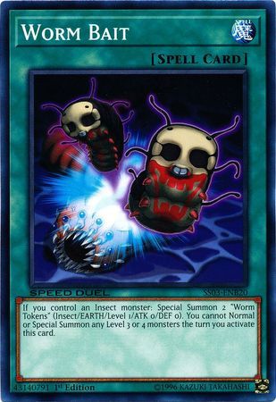 Worm Bait - SS03-ENB20 - Common 1st Edition Speed Duel Starter Decks: Ultimate Predators Singles (espanol)