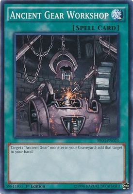 Ancient Gear Workshop - SR03-EN024 - Common 1st Edition Structure Deck: Machine Reactor 1st Edition Singles