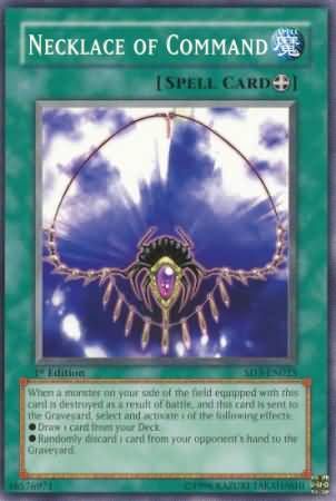 Necklace of Command - SD3-EN025 - Common 1st Edition Structure Deck: Blaze of Destruction 1st Edition Singles
