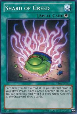 Shard of Greed - YSKR-EN041 - Common Unlimited Starter Deck: Kaiba Reloaded Unlimited Singles