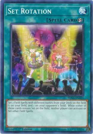 Set Rotation - SDSA-EN025 - Common 1st Edition Structure Deck: Sacred Beasts 1st Edition Singles