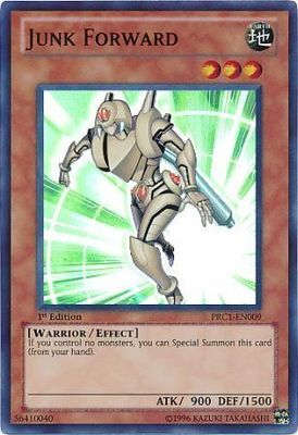 Junk Forward - PRC1-EN009 - Super Rare Yu-Gi-Oh! Promo Cards