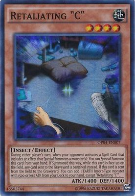 Retaliating &quot;C&quot; - OP04-EN007 - Super Rare OTS Tournament Pack 4 (OP04) *Espanol*
