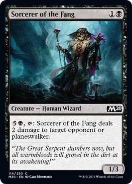 Sorcerer of the Fang 114/280 - Magic 2020 (M20) Singles (Español)