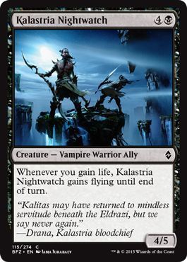 Kalastria Nightwatch 115/274 Battle for Zendikar Singles