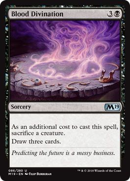 Blood Divination 086/280 Magic 2019 (M19) Singles (Español)