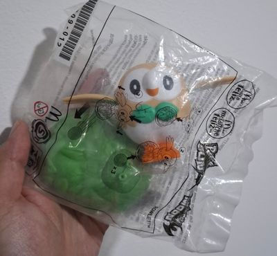 SH3 Rowlet Figura McDonald&#39;s Figura Pokemon Nuevo Sellado