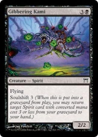 Gibbering Kami Champions of Kamigawa Singles