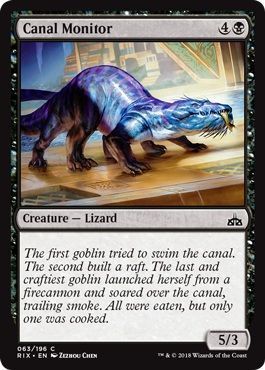 Canal Monitor 063/196 Rivals of Ixalan Singles