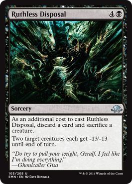 Ruthless Disposal 103/205 Eldritch Moon Singles