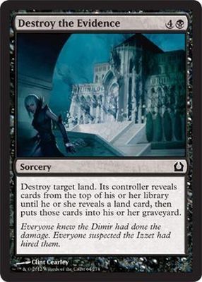 Destroy the Evidence 64/274 - Return to Ravnica Singles