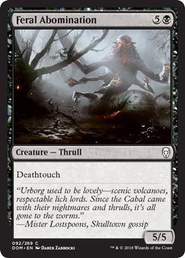Feral Abomination 092/269 Dominaria Singles