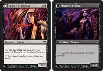 Chosen of Markov | Markov&#39;s Servant 55a/158 - Dark Ascension Singles
