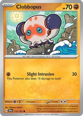 Clobbopus - 112/191 - Common Scarlet &amp; Violet: Surging Sparks Singles