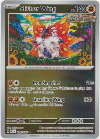 Slither Wing - 026/064 - Uncommon Reverse Holo Shrouded Fable Reverse Holo Singles