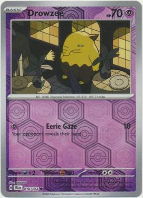Drowzee - 016/064 - Common Reverse Holo Shrouded Fable Reverse Holo Singles