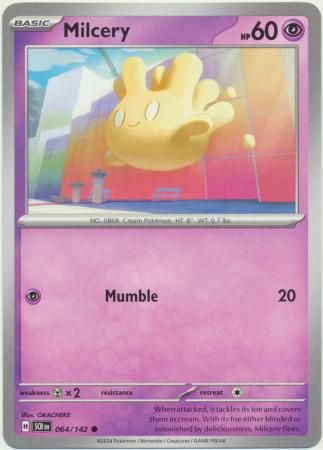 Milcery - 064/142 - Common Scarlet &amp; Violet: Stellar Crown Singles