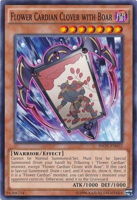 Flower Cardian Clover with Boar - INOV-EN012 - Common Unlimited Invasion Vengeance Unlimited Singles