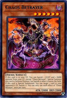 Chaos Betrayer - DANE-EN021 - Rare Unlimited Dark Neostorm Unlimited Singles