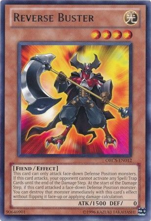 Reverse Buster - ORCS-EN012 - Rare Unlimited Order of Chaos Unlimited Singles