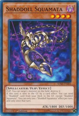 Shaddoll Squamata - SDSH-EN006 - Common 1st Edition Structure Deck: Shaddoll Showdown Singles (frances)