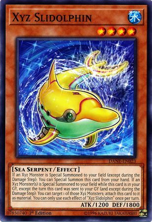 Xyz Slidolphin - DANE-EN023 - Common 1st Edition Dark Neostorm 1st Edition Singles