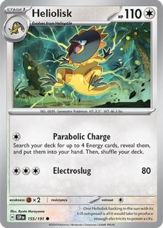 Heliolisk - 155/191 - Common Scarlet &amp; Violet: Surging Sparks Singles
