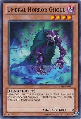 Umbral Horror Ghoul - JOTL-EN012 - Common Unlimited Judgment of the Light Unlimited Singles
