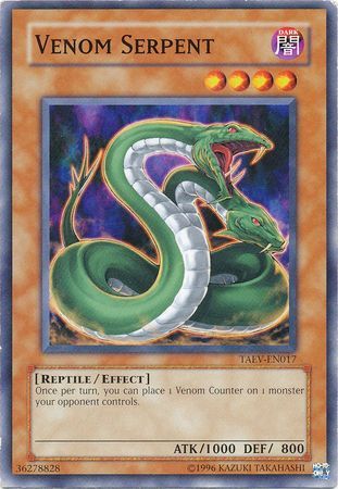Venom Serpent - TAEV-EN017 - Common Unlimited Tactical Evolution [TAEV] Unlimited Singles
