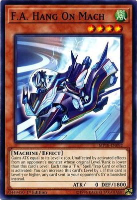 F.A. Hang On Mach - MP18-EN092 - Common 1st Edition 2018 Mega-Tins Singles