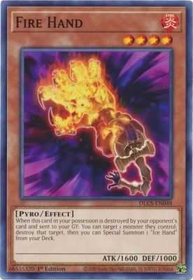 Fire Hand - DLCS-EN048 - Common 1st Edition Dragons of Legend The Complete Series 1st Edition Singles