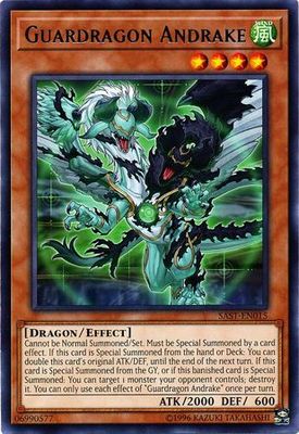Guardragon Andrake - SAST-EN015 - Rare Unlimited Savage Strike Unlimited Singles (espanol)