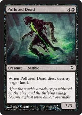 Polluted Dead Avacyn Restored Singles