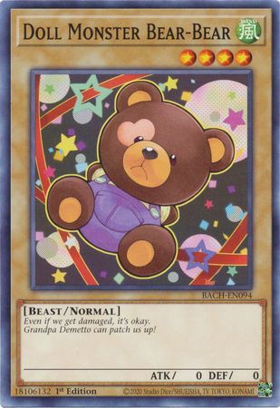 Doll Monster Bear-Bear - BACH-EN094 - Common 1st Edition Battle of Chaos 1st Edition Singles
