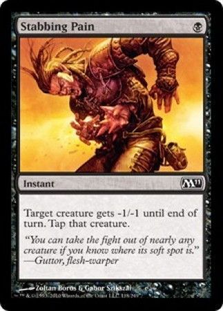 Stabbing Pain 118/249 - Magic 2011 (M11) Singles