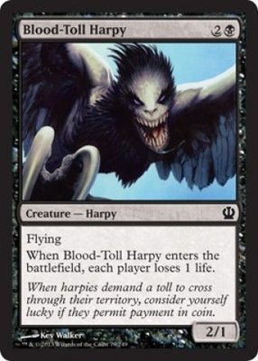 Blood-Toll Harpy 79/249 - Theros Singles