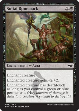 Sultai Runemark 086/185 Fate Reforged Singles (Español)