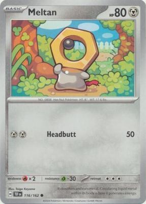Meltan - 116/162 - Common Scarlet &amp; Violet: Temporal Forces Singles
