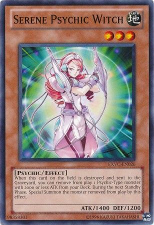 Serene Psychic Witch - EXVC-EN026 - Common Unlimited Extreme Victory Unlimited Singles