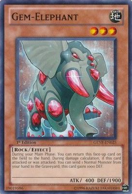 Gem-Elephant - GENF-EN025 - Common 1st Edition Generation Force 1st Edition Singles