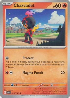 Charcadet - 025/182 - Common Scarlet &amp; Violet: Paradox Rift Singles