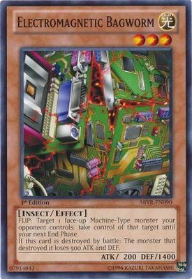 Electromagnetic Bagworm - ABYR-EN090 - Common 1st Edition Abyss Rising 1st Edition Singles