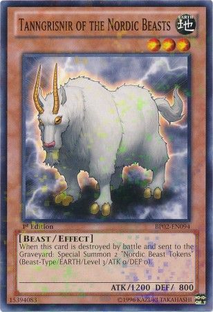 Tanngrisnir of the Nordic Beasts - BP02-EN094 - Mosaic Rare 1st Edition Battle Pack 2: War of the Giants Mosaic Rare 1st Edition Singles