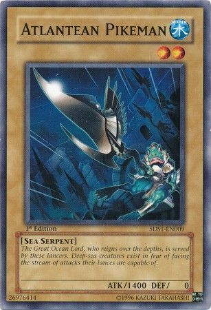 Atlantean Pikeman - 5DS1-EN009 - Common 1st Edition Starter Deck: 5D&#39;s (2008) 1st Edition Singles